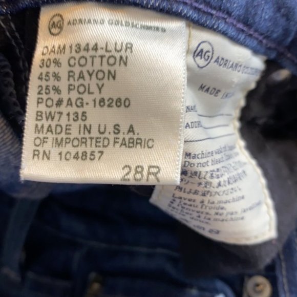 Ag Adriano Goldschmied The Belle Flare Jeans Size 28R - Picture 11 of 15
